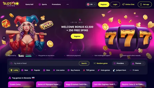 Slotoro Casino na mobitelu